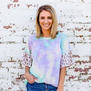Riding Roads Tie Dye top